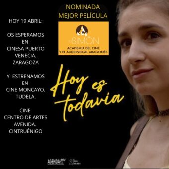 HOY ES TODAVÍA nominada a Mejor Película en la 13ª Edición de los Premios Simón