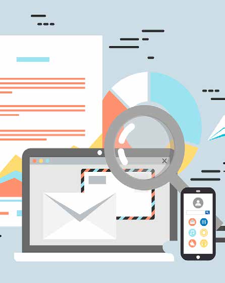 Ilustración de marketing de contenidos