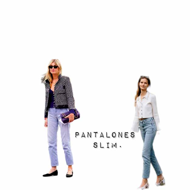 Pantalones slim en las tendencias de moda de 2024