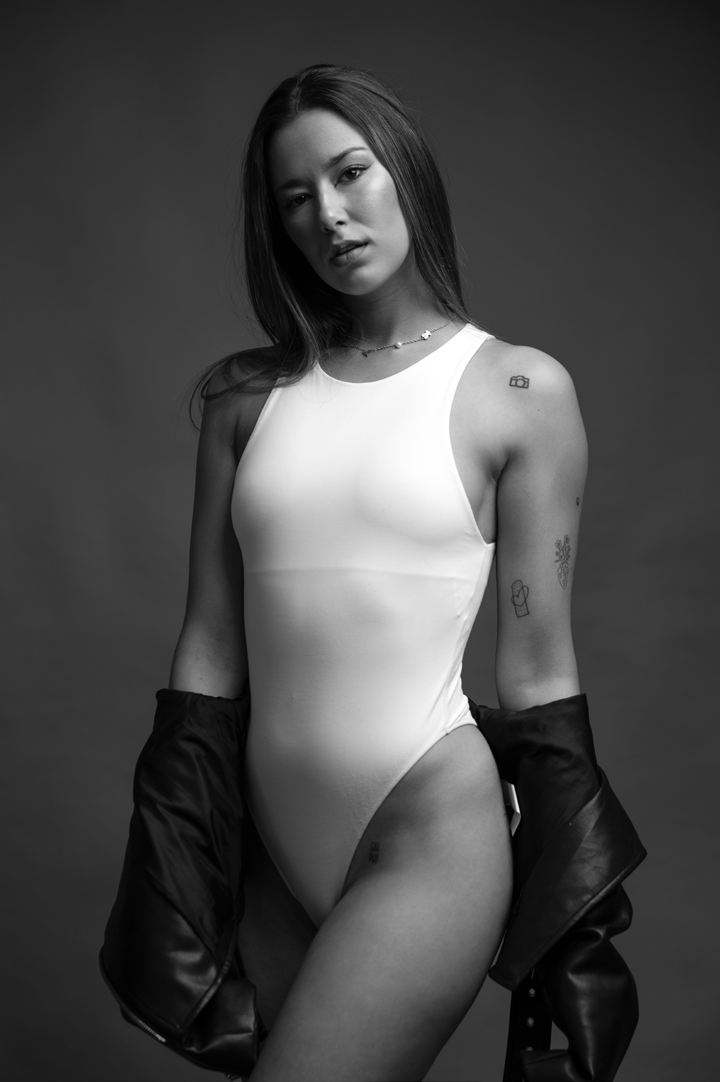 Retrato en blanco y negro de Inter Espacio 19