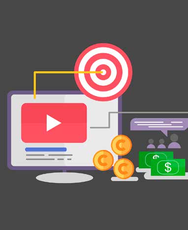 Ilustración de estrategias de marketing digital